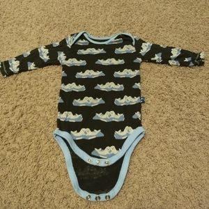 Kickee Pants seal print onesie